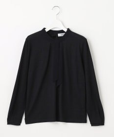 J.PRESS LADIES ウォッシャブルウールジャージー ボウタイ カットソー