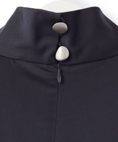 ICB L 【WEB＆一部店舗限定】LightVintageSatin ハイネックワンピース