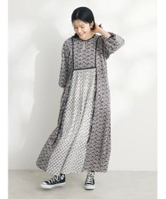 CRAFT STANDARD BOUTIQUE インド綿混エスニック切替ワンピース