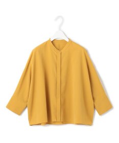 ICB 【接触冷感・UVカット・洗える】ヴィンテージスパンブロード バンドカラーシャツ