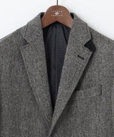 JOSEPH ABBOUD 【リラックスサイズ】ラムウールツィード ジャケット