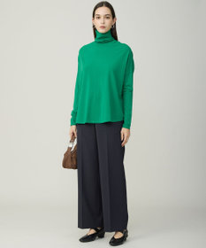 ICB L 【新色追加・WEB限定カラーあり】 ヴィスコースワイド タートルネックプルオーバー