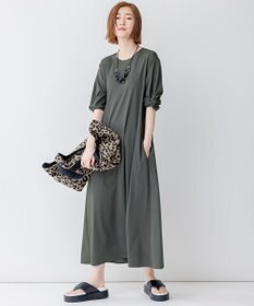 23区 L 【洗える】ライトスムース Aライン ワンピース