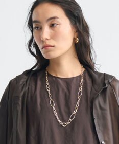 23区 ミックスリング チェーン ネックレス