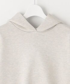 自由区 【洗える】シャイニースムースニット パーカー