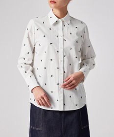 Paul Smith Ditsy Cat コットン シャツ