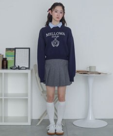 WEGO シャツドッキングジャガードニット