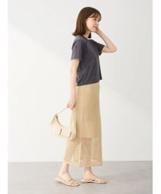 Green Parks ・Ｄｏｕｂｌｅ　Ｆｌａｇｓ　リボン刺繍ＴＥＥ