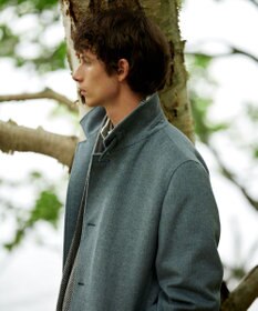 JOSEPH ABBOUD 【ソフト/軽量/JAPANファブリック】 アンゴラウールビーバー ステンカラー コート