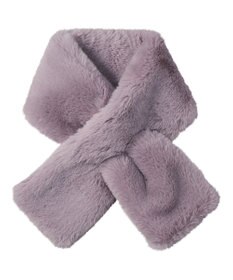 MOONBAT estaa【洗える】ポメラニアンみたいなふわふわフェイクファーマフラー