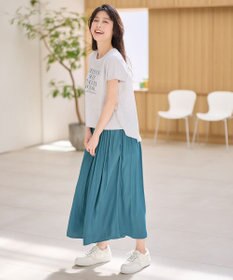 ANY フレンチスリーブロゴTシャツ