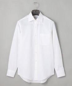 GOTAIRIKU 【形態安定】PREMIUMPLEATS_セミワイドカラー _織柄_通年ドレスシャツ(26年モデル)
