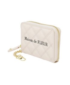 Maison de FLEUR スクエアキルティングコインケース
