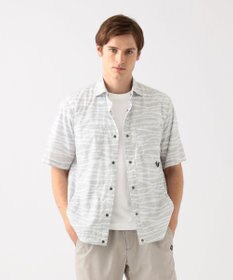 JOSEPH ABBOUD MOUNTAIN エンボスサファリカモ 半袖シャツ