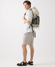 JOSEPH ABBOUD MOUNTAIN エンボスサファリカモ 半袖シャツ