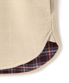 J.PRESS MEN 【KING SIZE】ダブルフェイス キャラメルコール シャツブルゾン