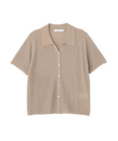 AMERICAN HOLIC 襟付きスキッパー半袖ニットポロ
