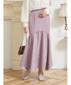 earth music&ecology ギャザー切替マーメイドスカート