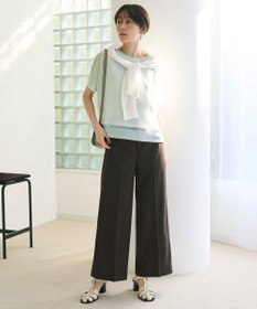 UNFILO L TENNEN TOUCH ワイドストレートパンツ