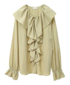 CRAFT STANDARD BOUTIQUE ビッグ襟フリルブラウス