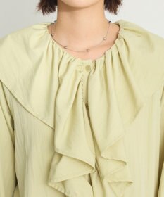 CRAFT STANDARD BOUTIQUE ビッグ襟フリルブラウス