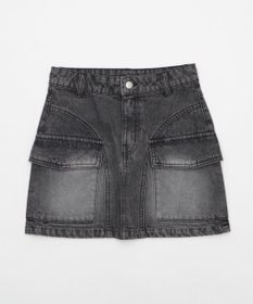 WEGO ヴィンテージウォッシュカーゴミニスカート