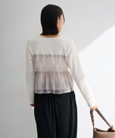 Green Parks オーガンジービスチェドッキングプルオーバー