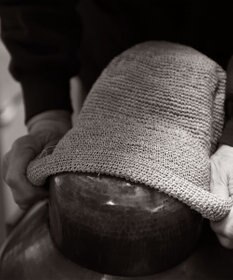 石田製帽 ペーパーブレード 3WAY ソフトセーラハット(汚れ防止テープ付き）〈折り畳めるサイズ調整可〉