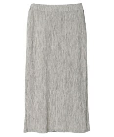 Green Parks メランジプリーツＩラインスカート