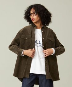 J.PRESS YORK STREET 【WOMEN】コーデュロイ ロングブラウス