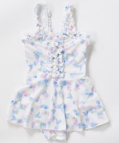OP／FILA 【marie claire ENFANTS】花柄Aラインワンピース水着
