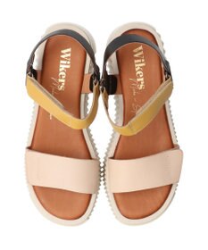 INTER-CHAUSSURES 【Wikers】ソフトスクエアトウ厚底サンダル