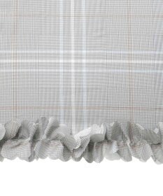 MOONBAT ランバン オン ブルー 晴雨兼用日傘 長傘 ドビー×フリル 遮光 遮熱 UV