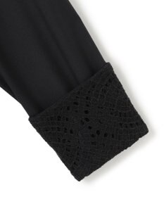 ICB L 【洗える】 レースコンビブラウス