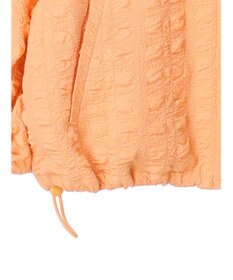 earth music&ecology シャーリングタックスリーブブルゾン