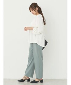 earth music&ecology パフスリーブカットソー