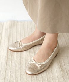 nouvelleRobe Oū サイズ追加【本革・高反発】Round ラウンドトゥ メッシュバレエシューズ