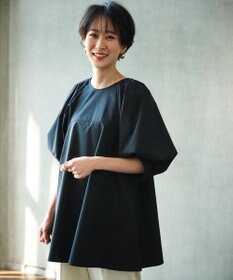 #Newans サークルスリーブAラインブラウス