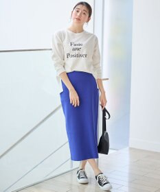 ANY ミラノリブニットスカート