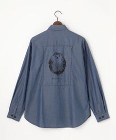 JOSEPH ABBOUD MOUNTAIN 【テーム・ヤルヴィコラボ・サスティナブル】コットンテンセルツイルバックプリント シャツ