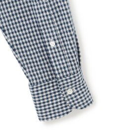 J.PRESS MEN 【KING SIZE】ギンガムチェック コットンネルジャージシャツ