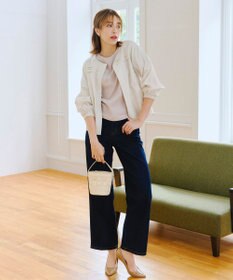 Tiaclasse 【洗える】 シアーピンタックブルゾン