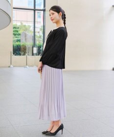 Tiaclasse 【洗える】 シアーピンタックブルゾン