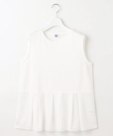 J.PRESS LADIES 【洗える】ノースリーブスムースジャージー フレア カットソー