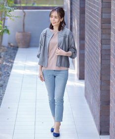 Tiaclasse 【洗える】 シアーピンタックブルゾン