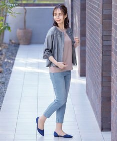 Tiaclasse 【洗える】 シアーピンタックブルゾン