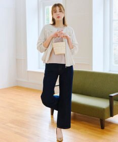 Tiaclasse 【洗える】 シアーピンタックブルゾン