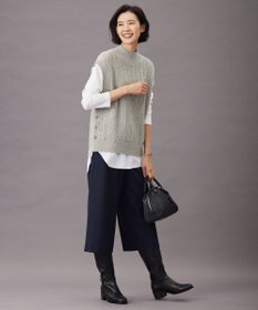 J.PRESS LADIES S 【WEB限定カラーあり・洗える】ツムギート flannel キュロット パンツ