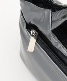 LA BAGAGERIE ポーチ付きエナメルトート Sサイズ