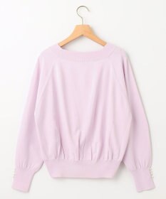 組曲 S 【パールボタン付】ブーケカラーリラクシー ニット